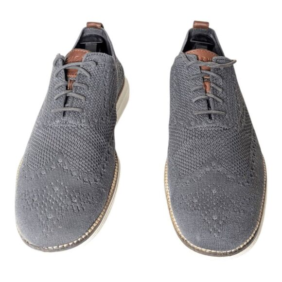 COLE HAAN Original Grand Knit Wingtip Oxford Size 10.5M - Picture 4 of 11